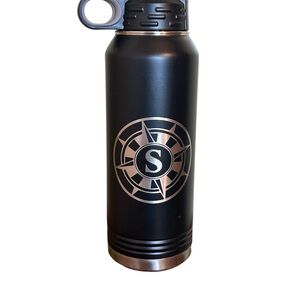 Polar Camel Seattle Mariners Stainless Steel Insulated Water Bottle w Straw 32oz